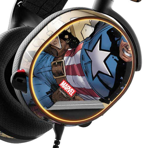 Marvel Captain America Epic Shield Break SteelSeries Arctis 3 Skin